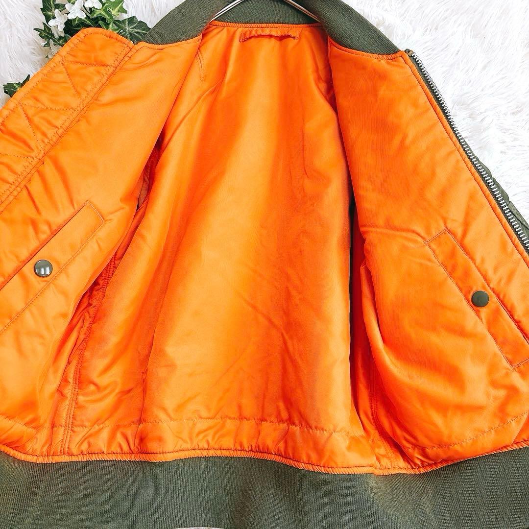 ALPHA MA-1 フライトジャケット S相当 カーキ