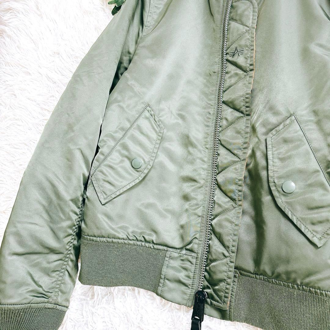 ALPHA MA-1 フライトジャケット S相当 カーキ