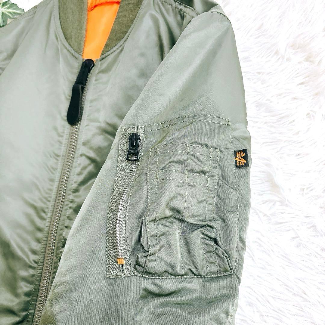 ALPHA MA-1 フライトジャケット S相当 カーキ