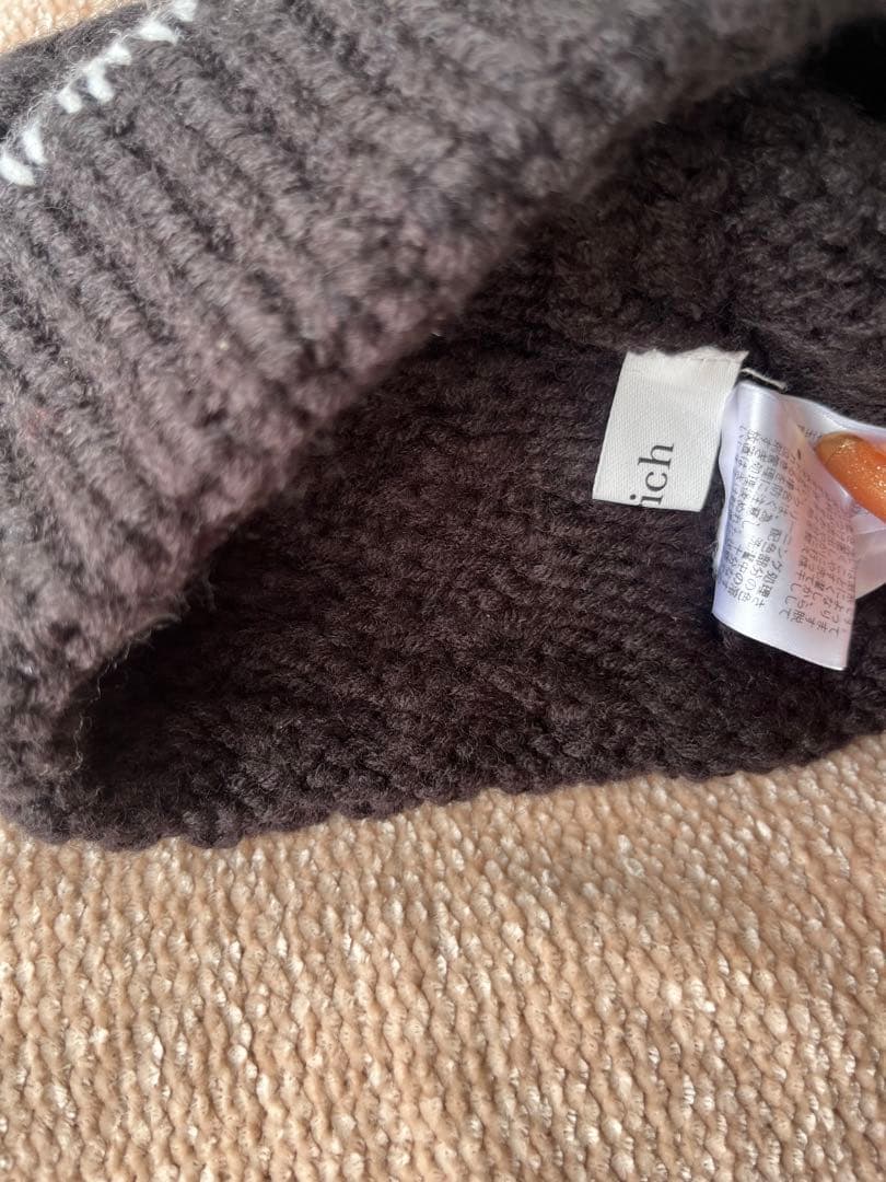 Darich ダーリッチ DDロゴバスケットニットビーニー ニット帽