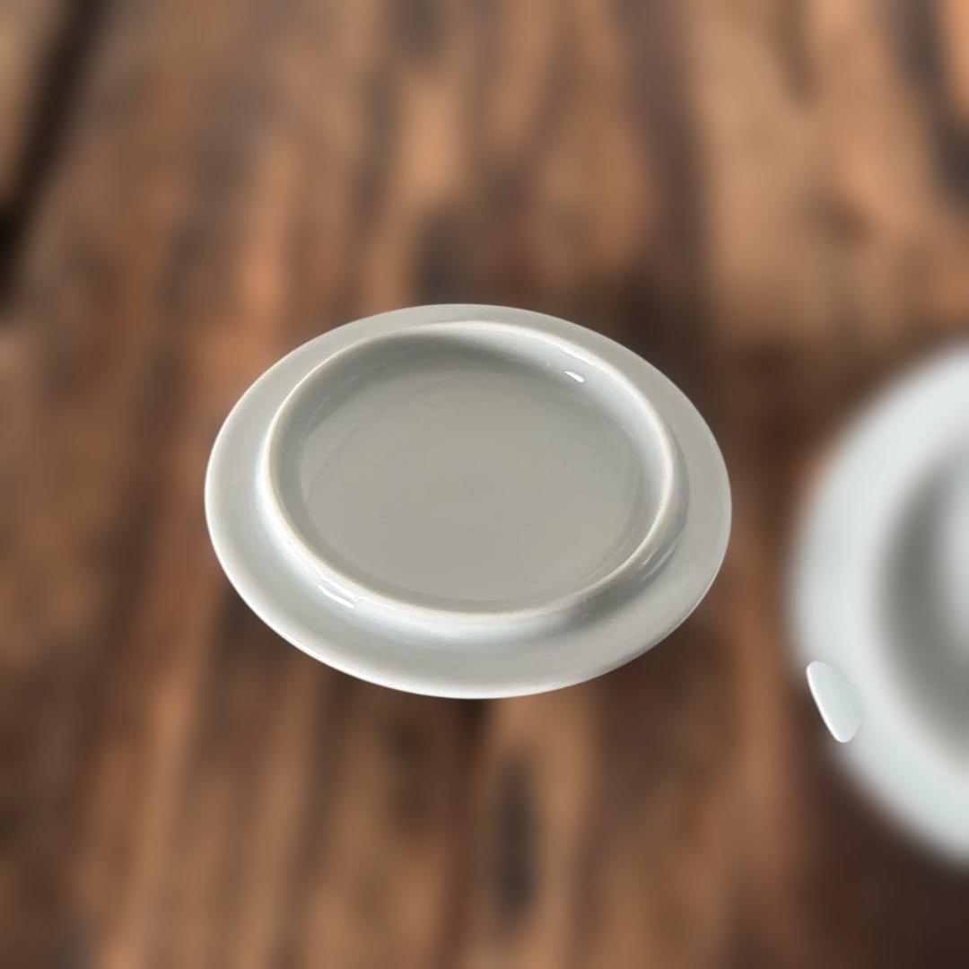 源右衛門窯 緑彩葡萄絵 湯呑 蓋付 2客