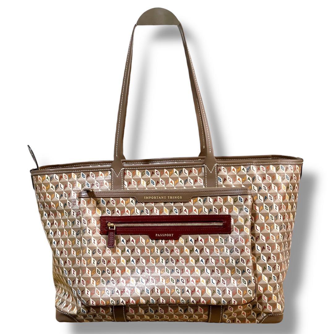 アニヤハインドマーチ 良品 イタリア製 25SS 現行 インフライトトートバッグ