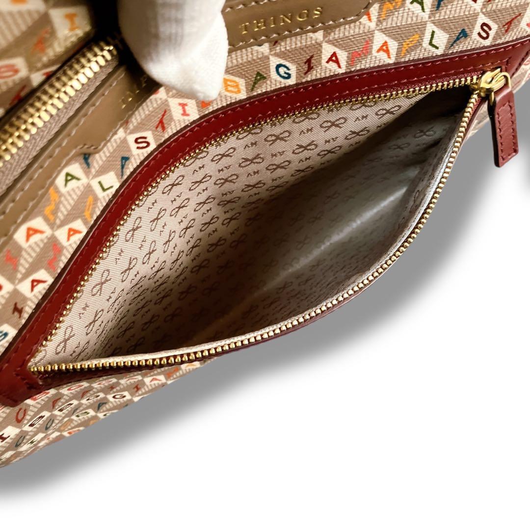 アニヤハインドマーチ 良品 イタリア製 25SS 現行 インフライトトートバッグ