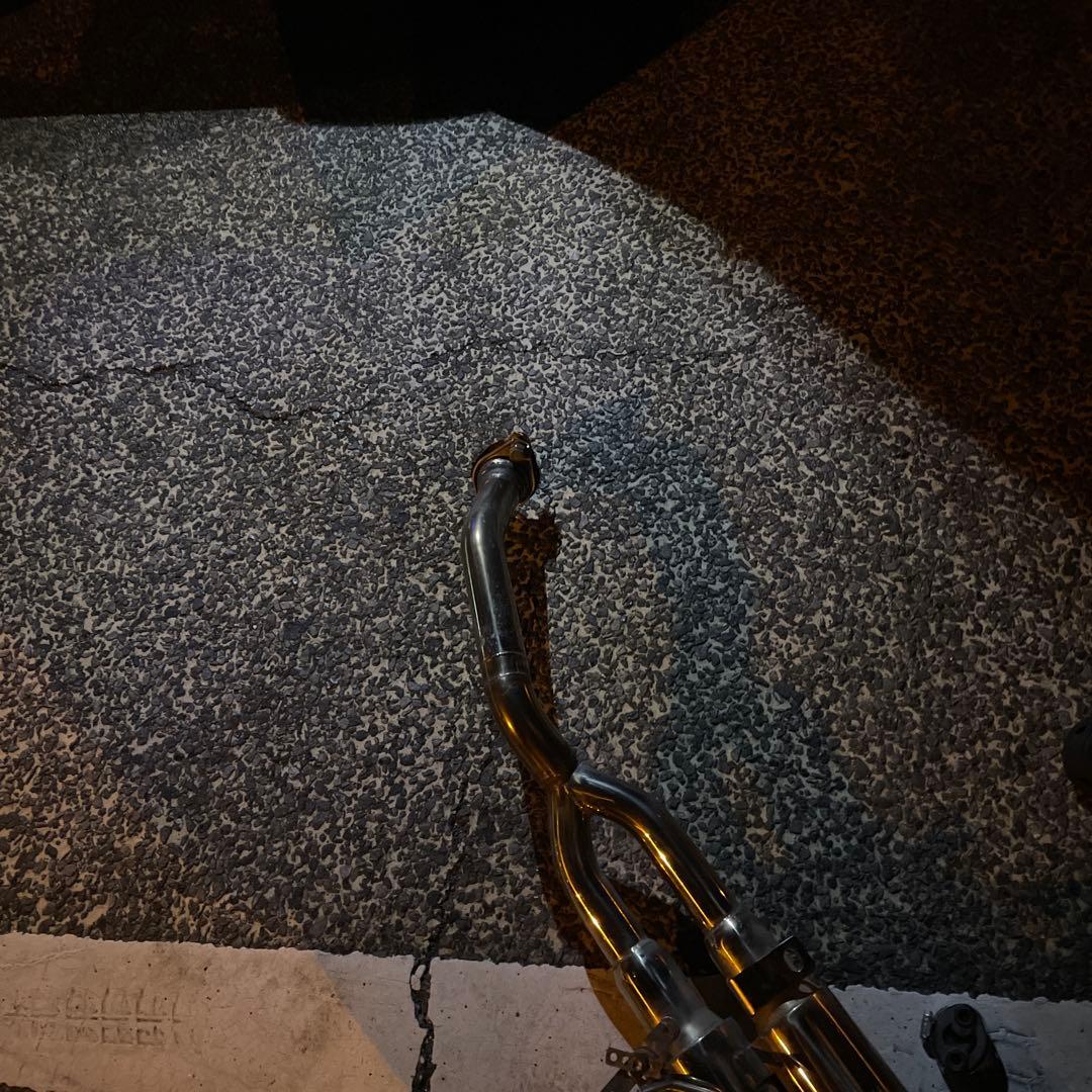 ルミオン ステンレススチール マフラー 曲がりデザイン