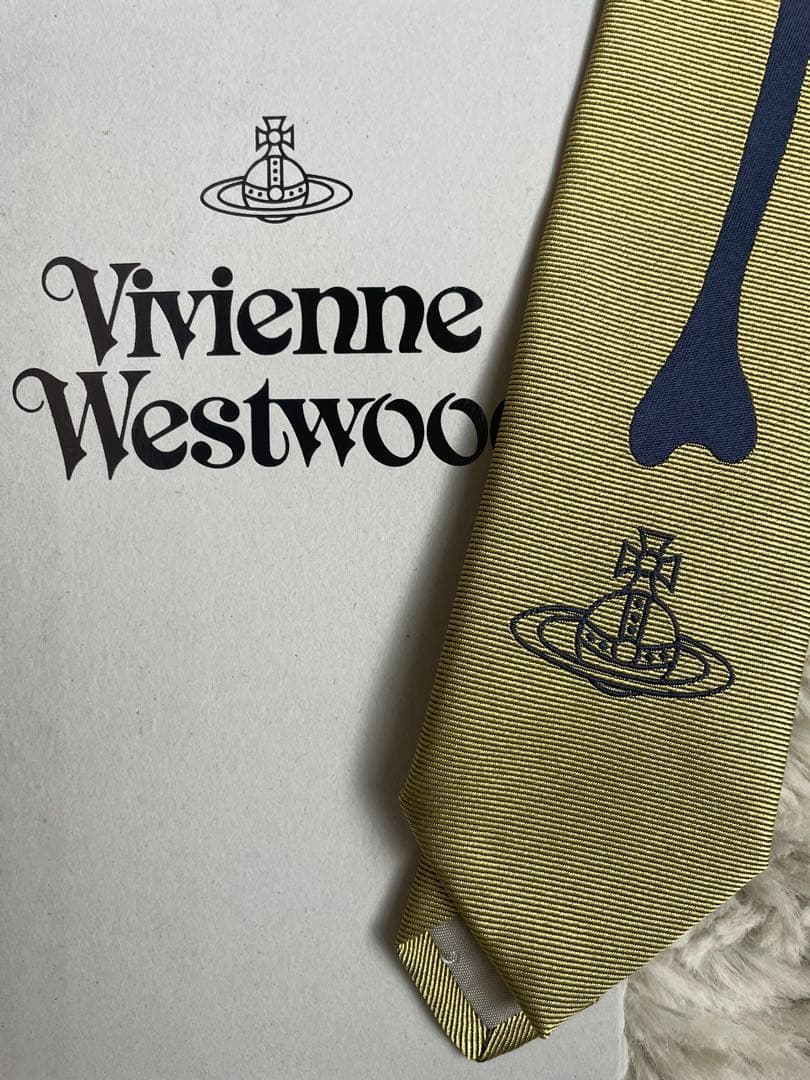 Vivienne Westwood ネクタイ スカル×骨柄1度のみの使用