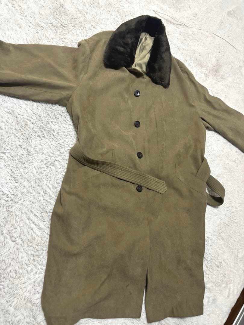 Christian Dior スエードコート オリーブグリーン
