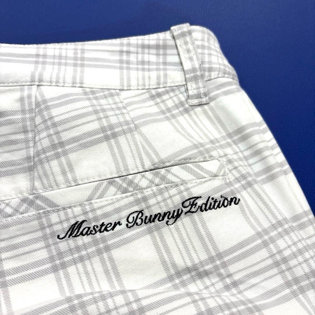 マスターバニーエディション　0/S ロングパンツ　ホワイト系　チェック柄