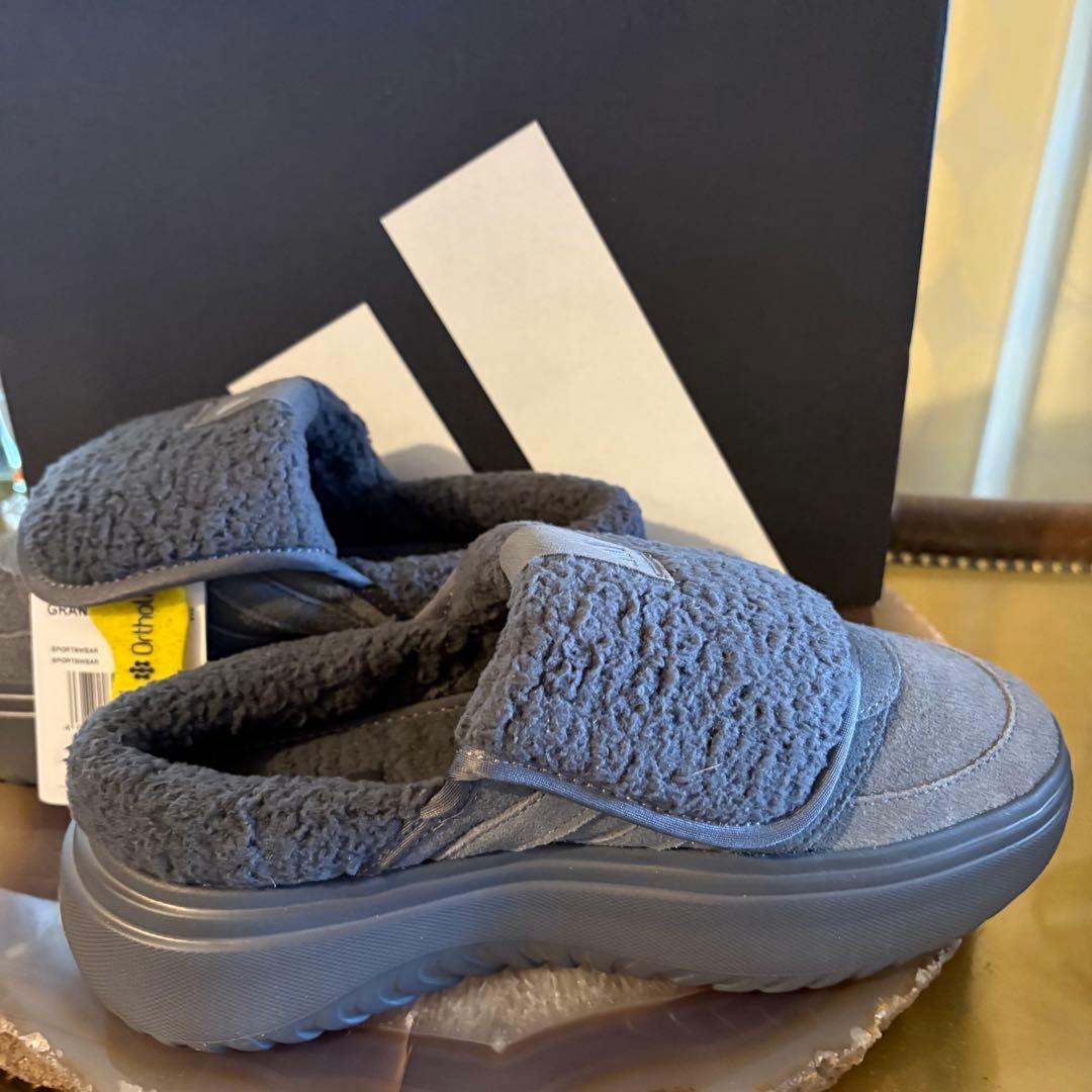 【新品】ADIDAS JS4999 GRAND COURT MULE グレー