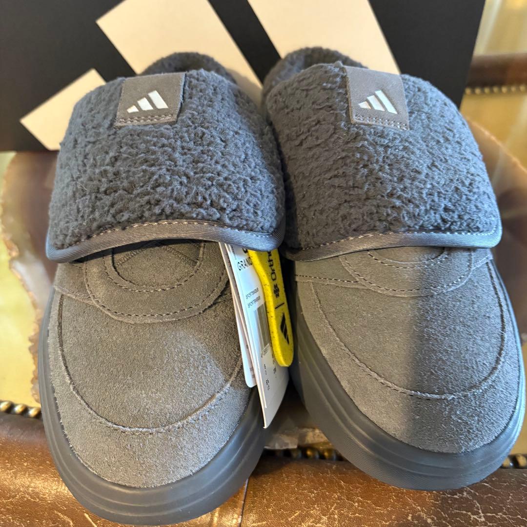 【新品】ADIDAS JS4999 GRAND COURT MULE グレー