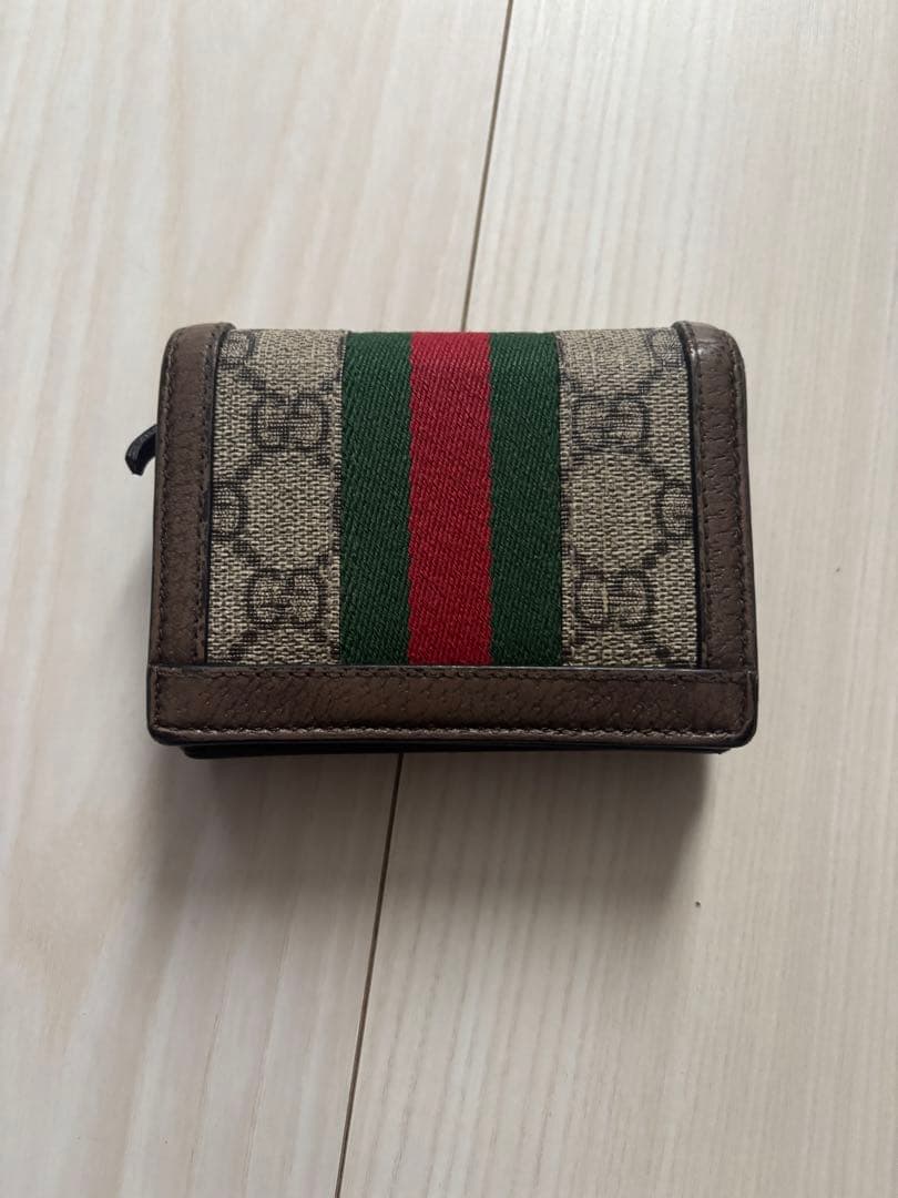 グッチ オフィディア GGマーモント シェリーライン 折り財布