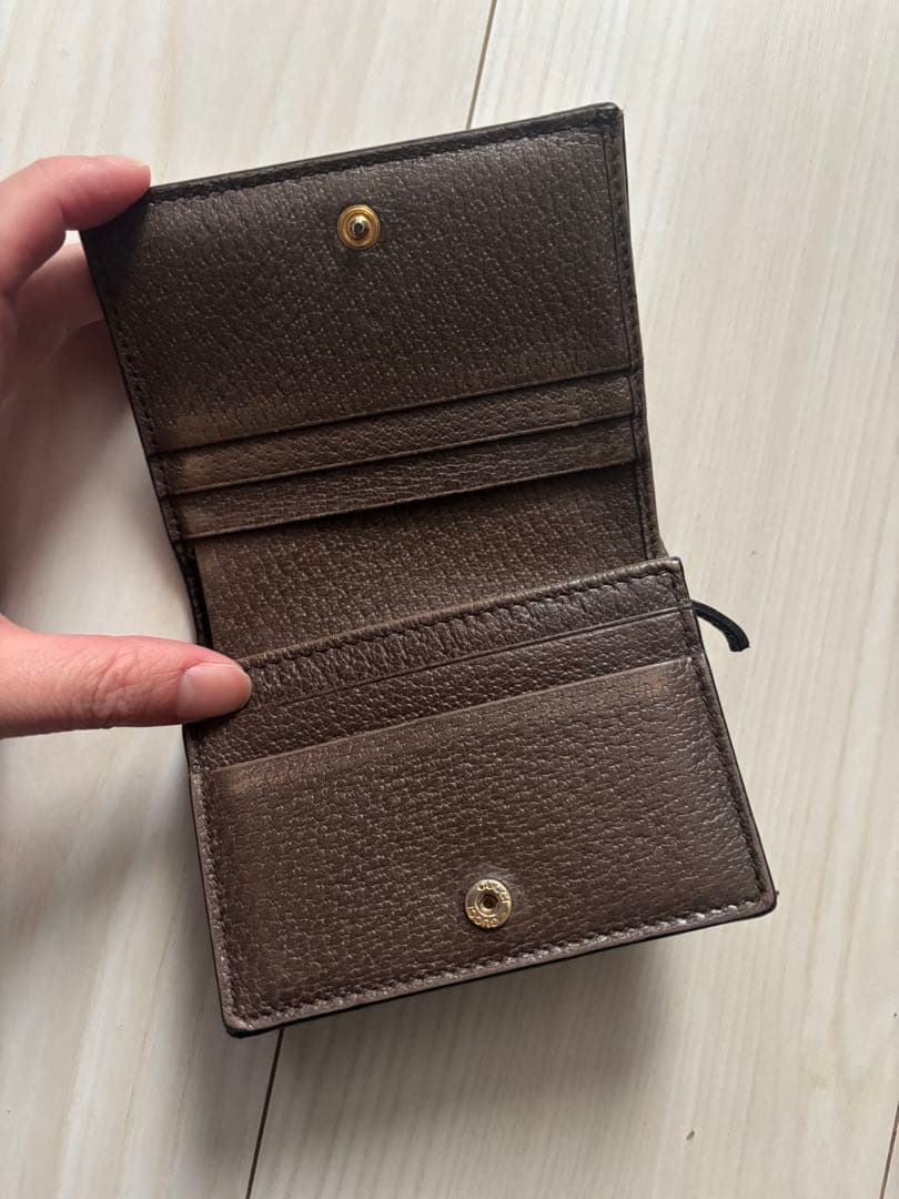 グッチ オフィディア GGマーモント シェリーライン 折り財布