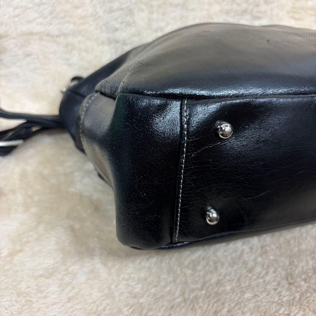 傳濱野 デンハマノ 2way ショルダーバッグ ハンドバッグ HAMANO