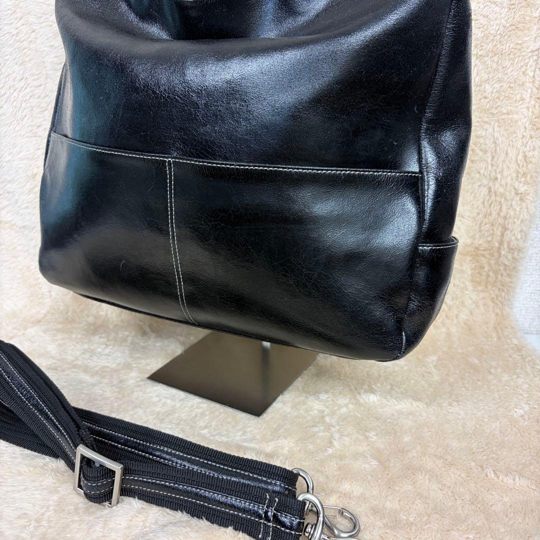 傳濱野 デンハマノ 2way ショルダーバッグ ハンドバッグ HAMANO