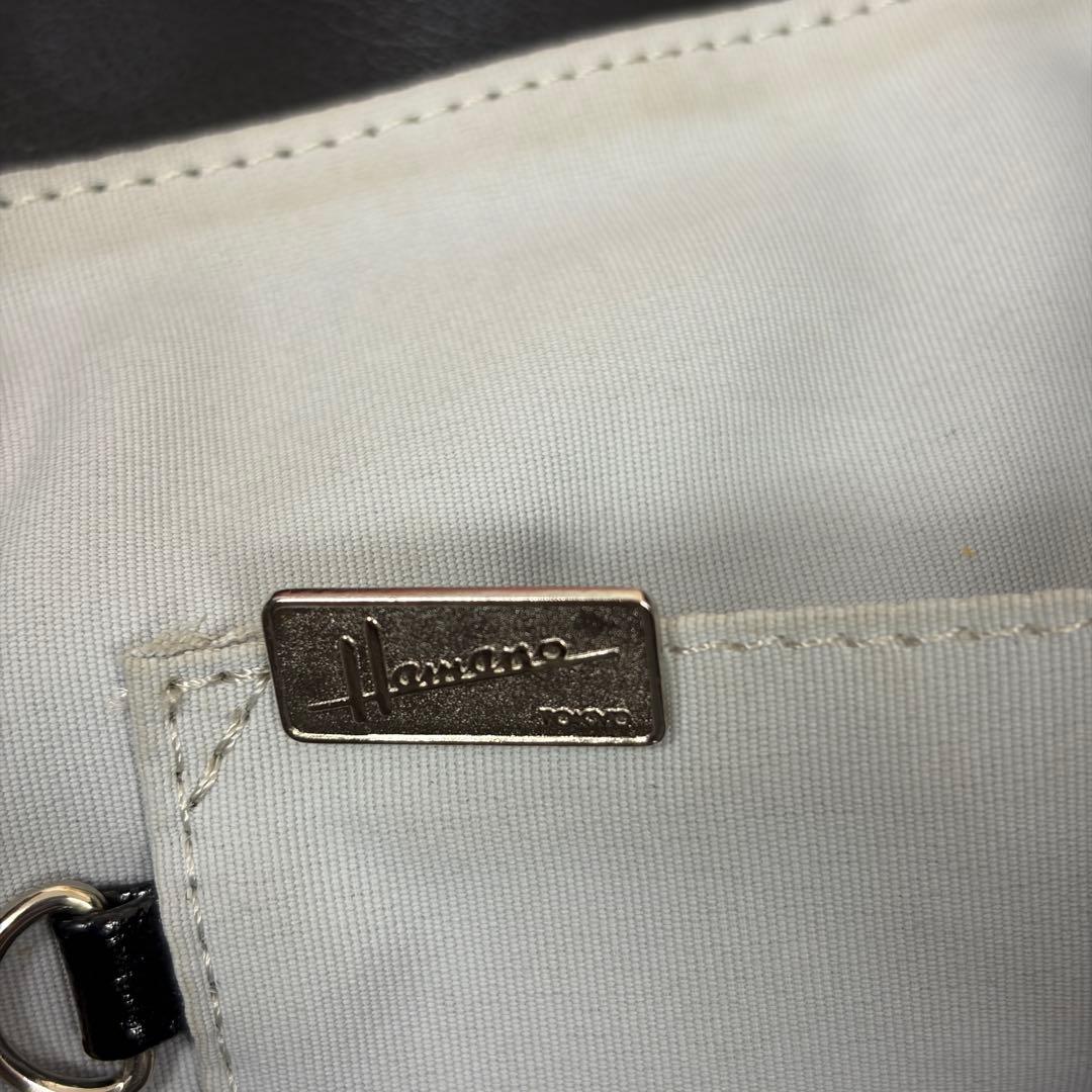 傳濱野 デンハマノ 2way ショルダーバッグ ハンドバッグ HAMANO