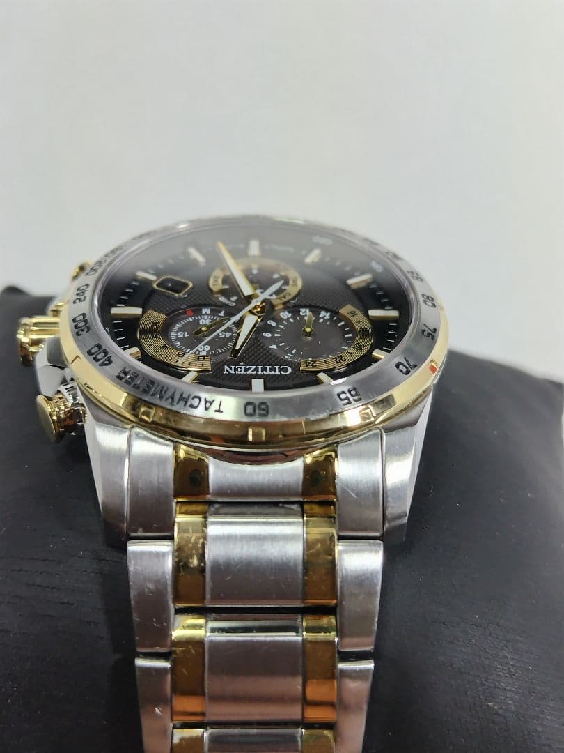 シチズン アテッサ　エコドライブ　ジャパネットコラボ　電波時計　20気圧防水