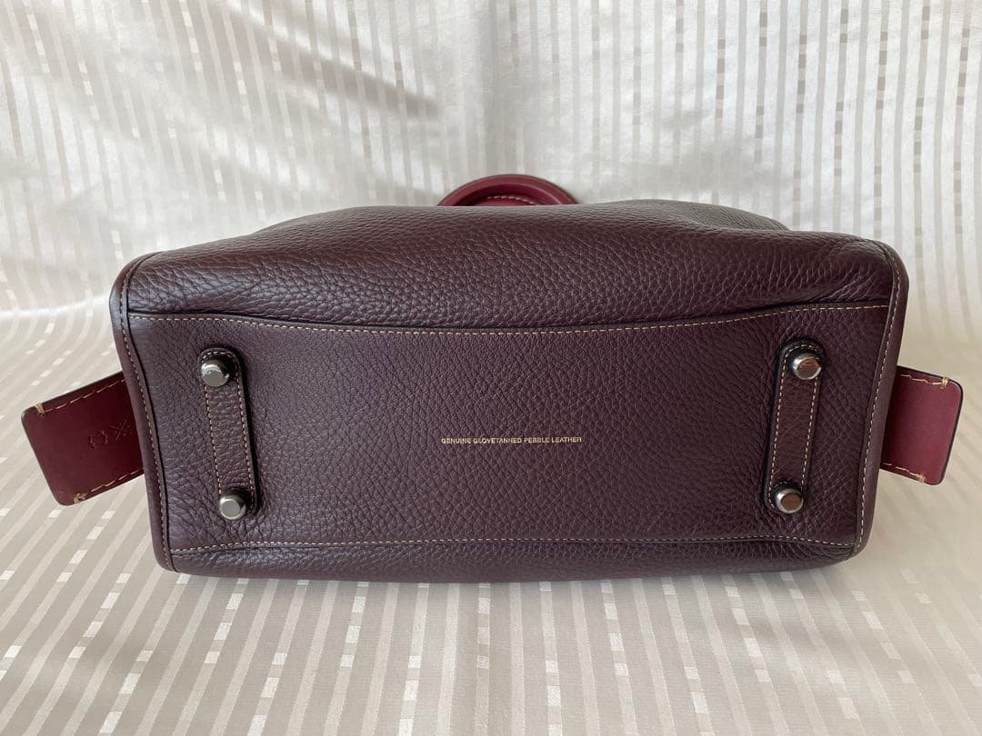 コーチ ローグ 2WAY バーガンディ 美品