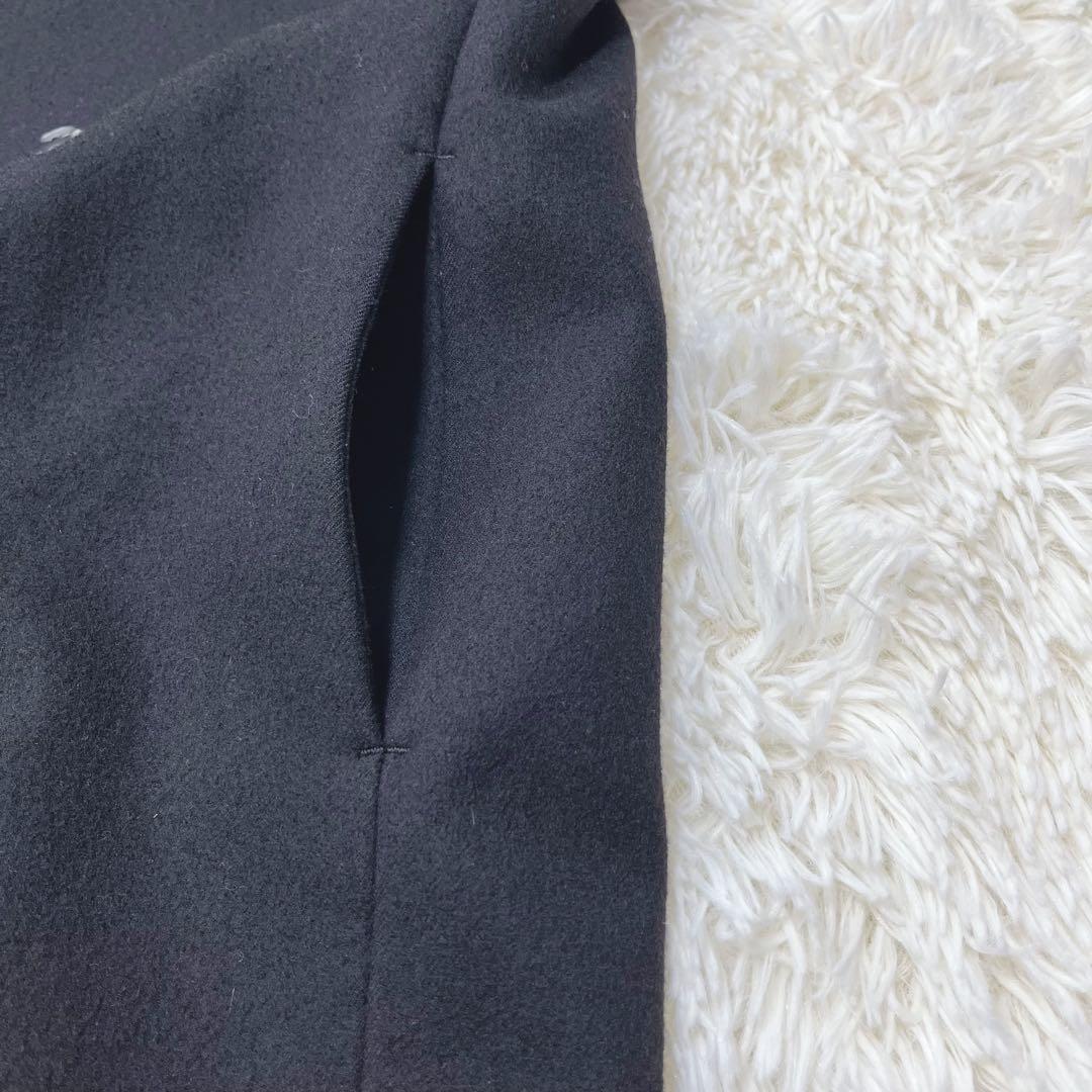 アタッチメント ダブルサージオフスケールメルトン ロングPコート サイズ3