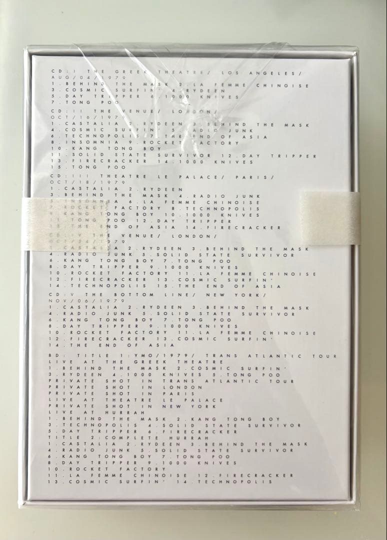 邦楽 YMO 1979 ATLANTIC TOUR LIVE ANTHOLOGY