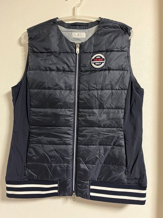 美品[マンシングウェア] 3Wブルゾン レディース ネイビー