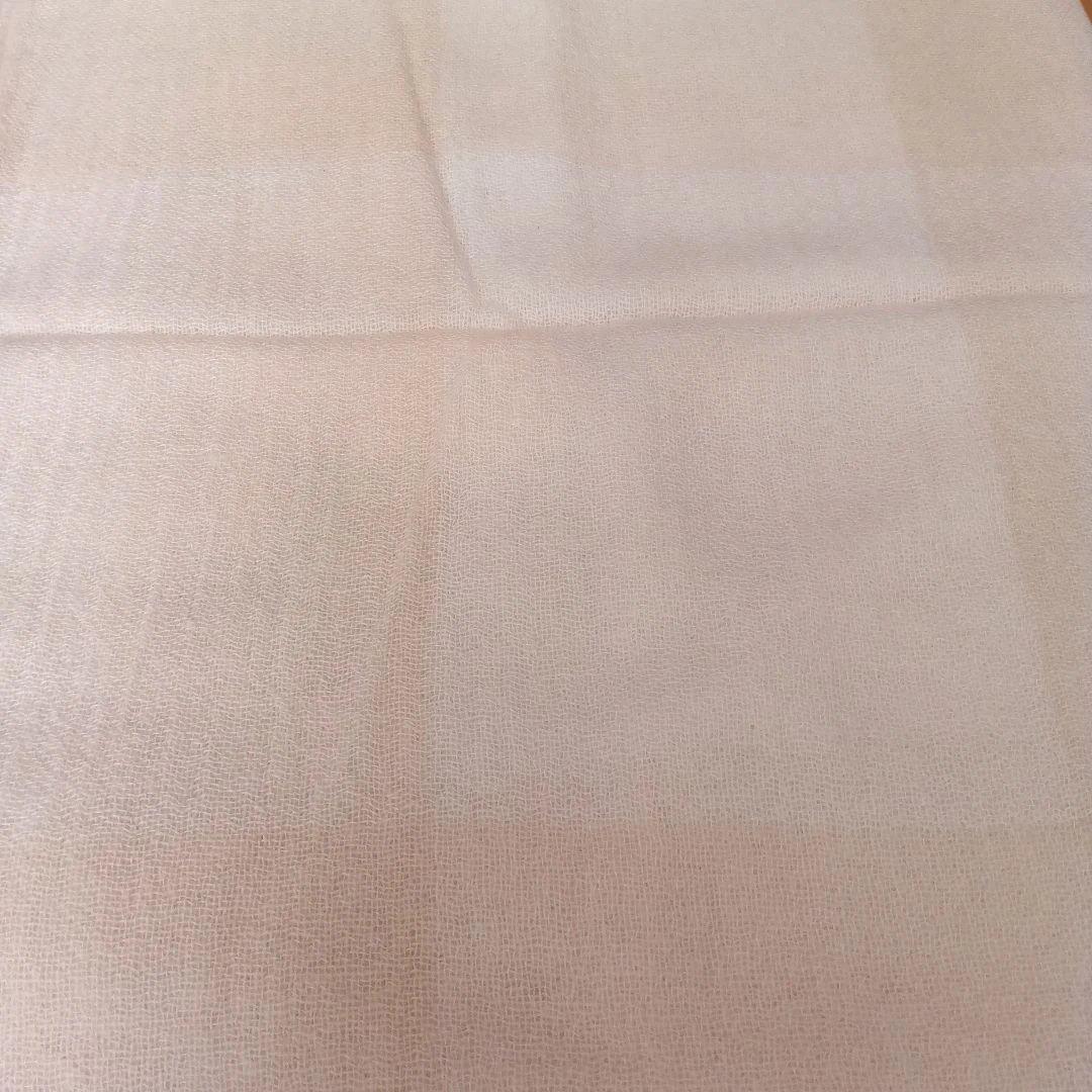 【新品未使用】Chloe クロエ 洗えるカシミヤ大判ストール　ロゴ刺繍