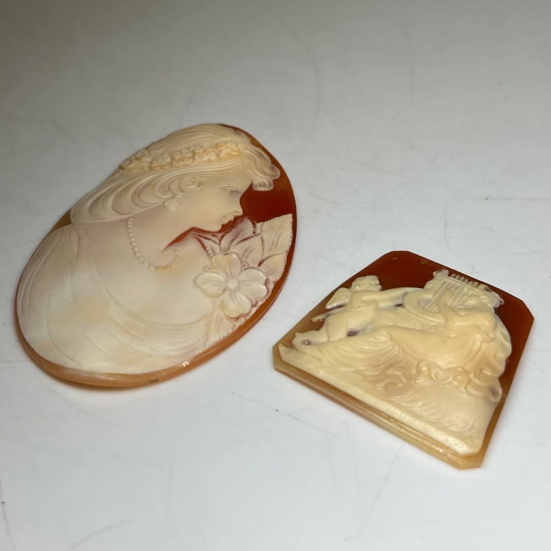 シェルカメオ 8点 41g 東キ8-0206ア㊱