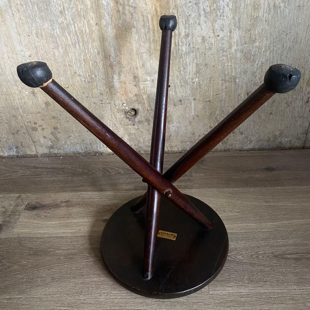 ヴィンテージ　三脚スツール　昭和レトロ