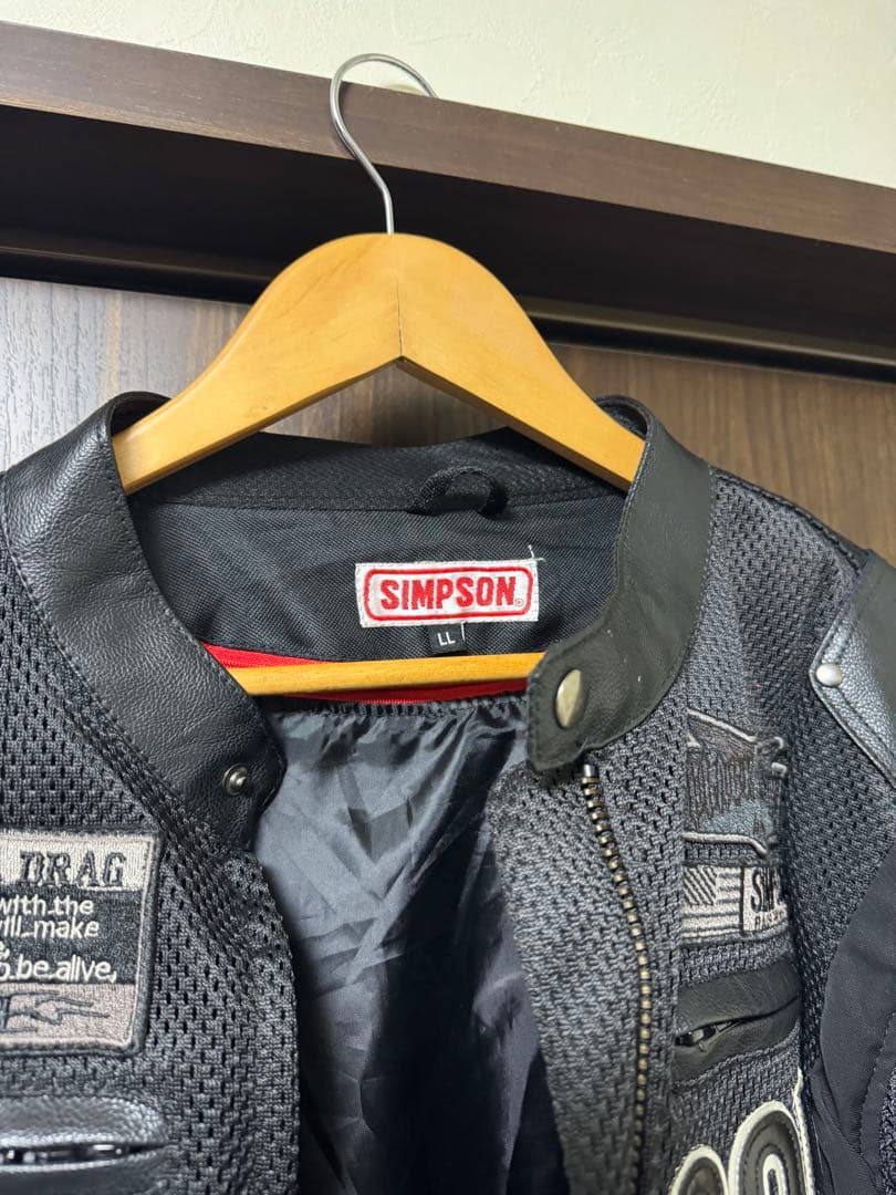 SIMPSON メッシュジャケット 黒