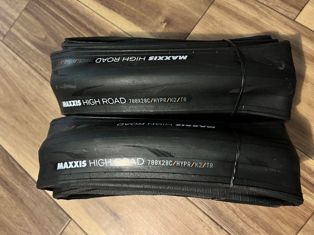 MAXXIS HIGH ROAD 28C チューブレス 新品未使用2本