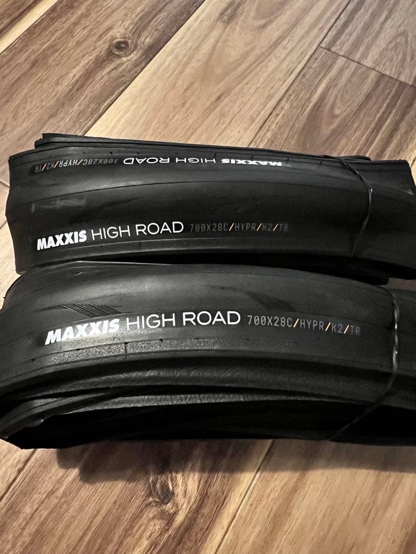 MAXXIS HIGH ROAD 28C チューブレス 新品未使用2本