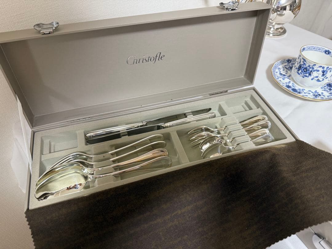 Christofle クリストフル　カトラリー収納ボックス　保存