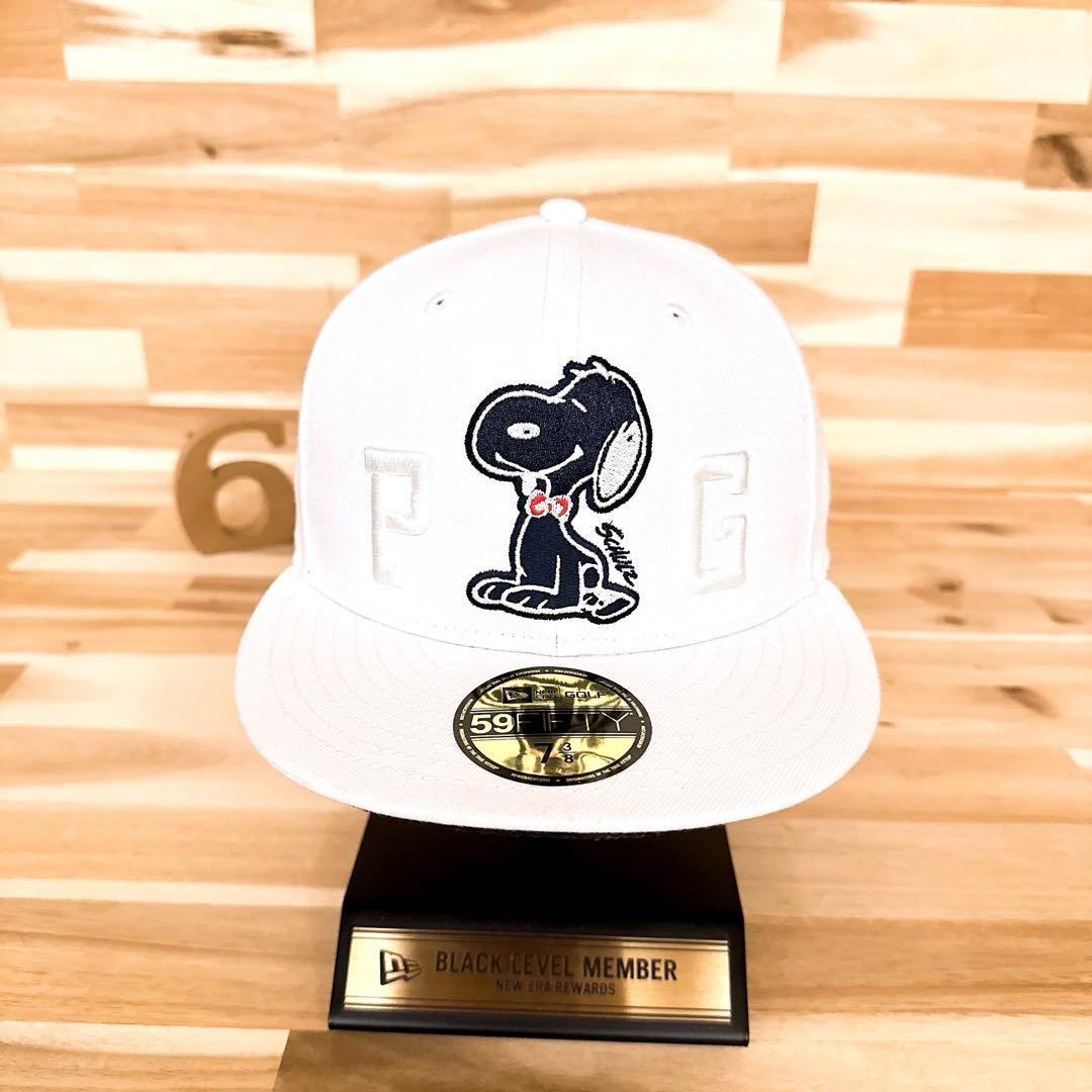 激レア/廃番【ニューエラ×パーリーゲイツ×スヌーピー】限定コラボ キャップ白×紺