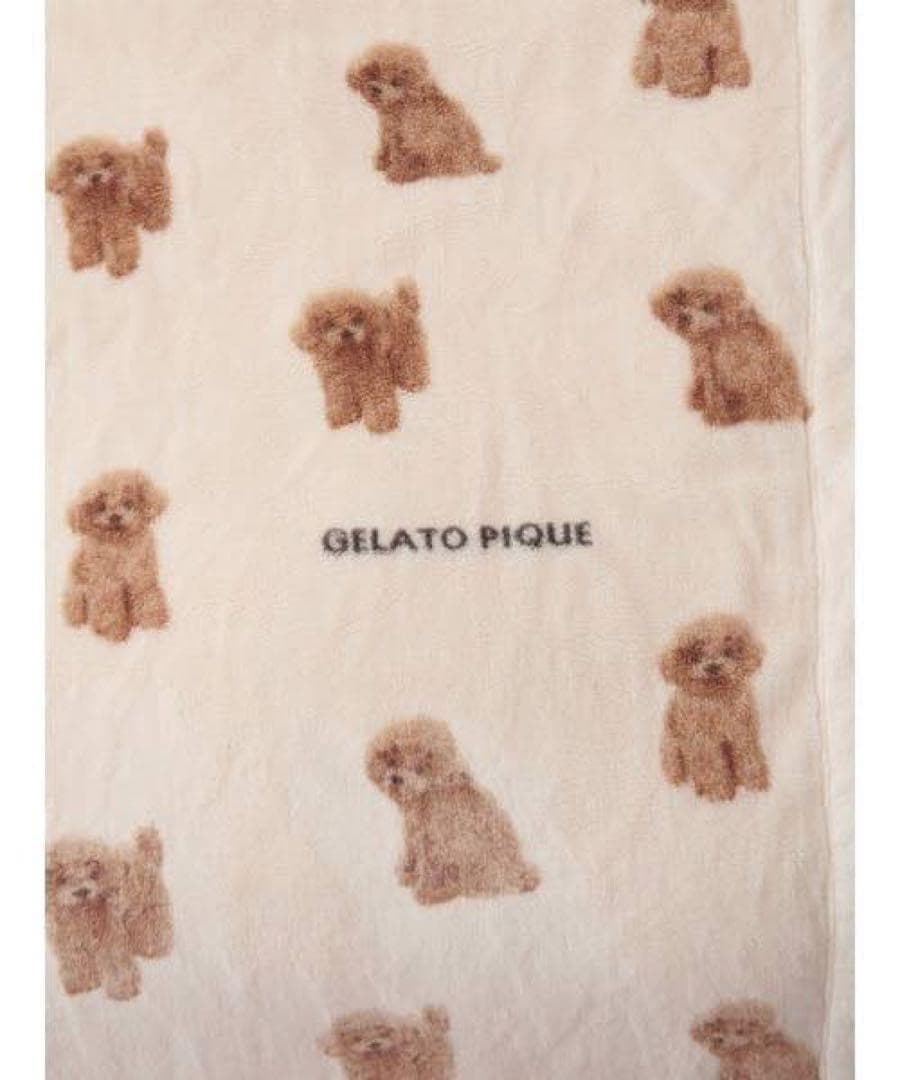 正規品♡ジェラートピケ Sleep DOGプリント毛布 トイプードル 布団
