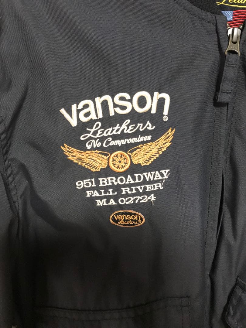 VANSON バンソン　ジャケット　XL パット入り