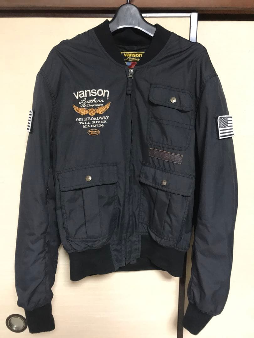 VANSON バンソン　ジャケット　XL パット入り