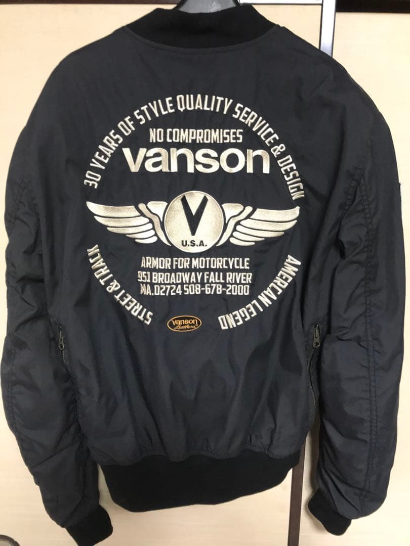 VANSON バンソン　ジャケット　XL パット入り