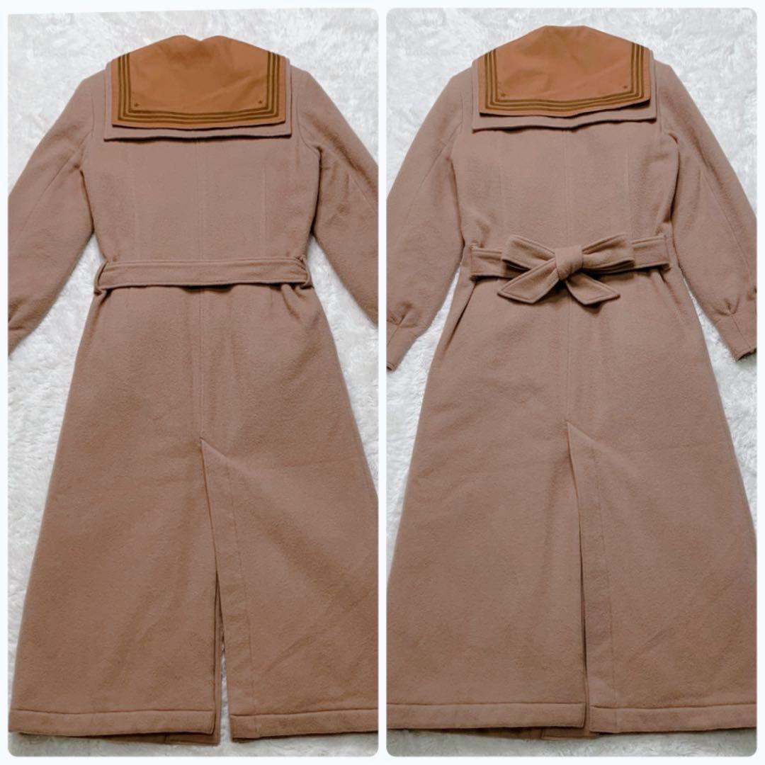 希少 PINK HOUSE カネコイサオ セーラーカラー 2WAY ロングコート