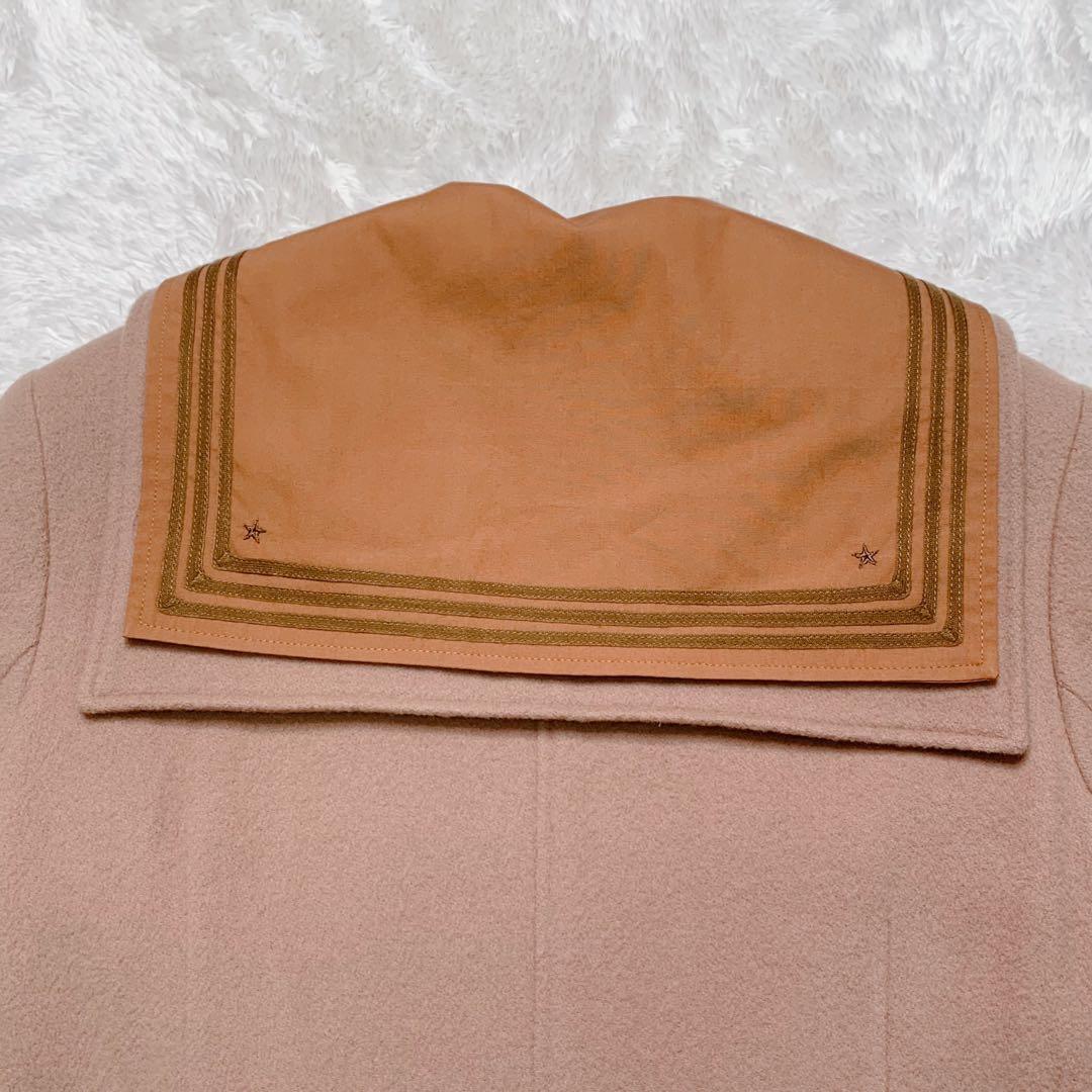 希少 PINK HOUSE カネコイサオ セーラーカラー 2WAY ロングコート