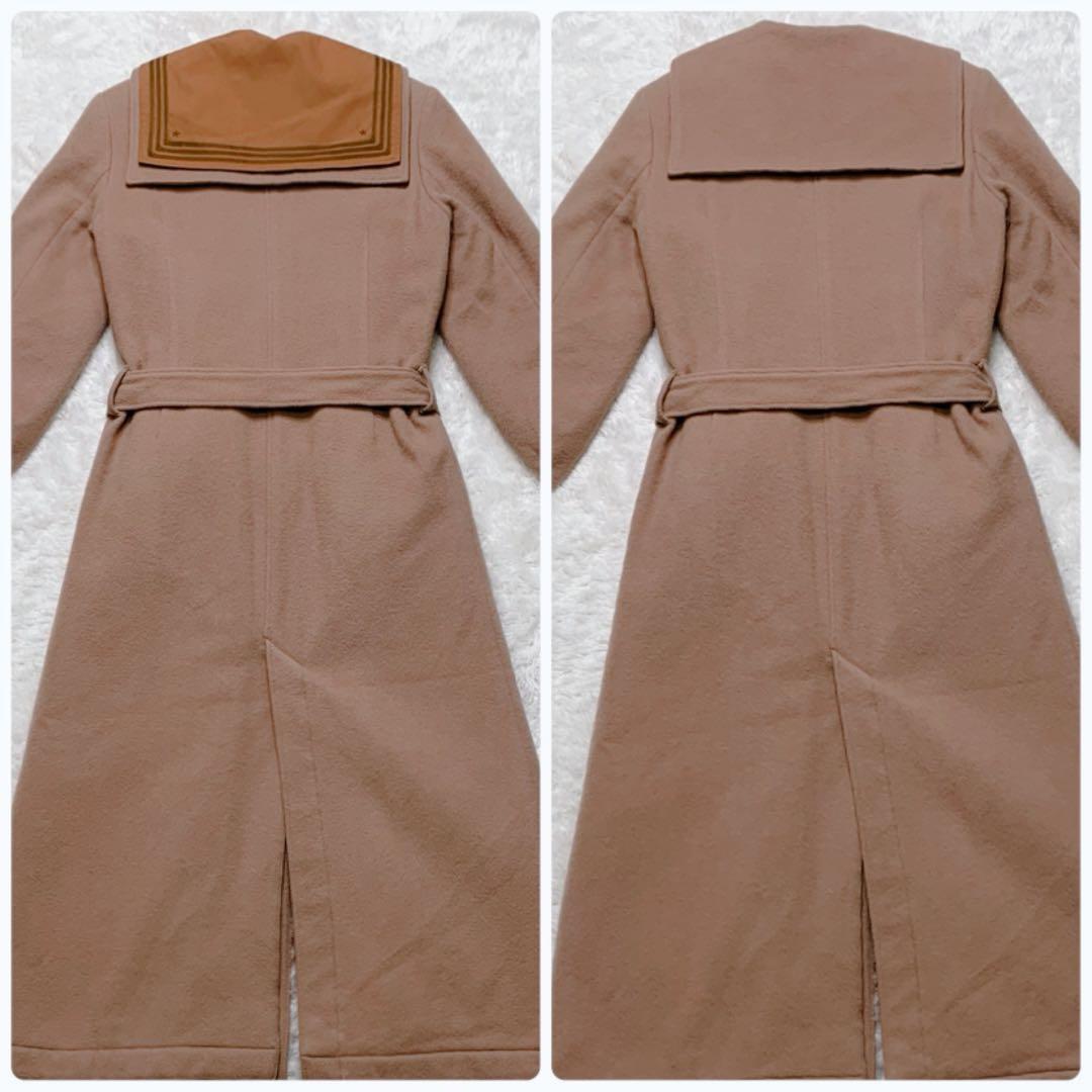 希少 PINK HOUSE カネコイサオ セーラーカラー 2WAY ロングコート