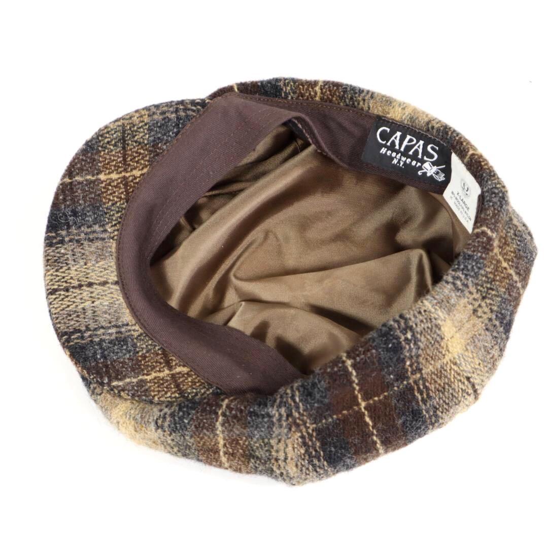 未使用自宅保管品 CAPAS ツイードキャスケット MADE IN U.S.A
