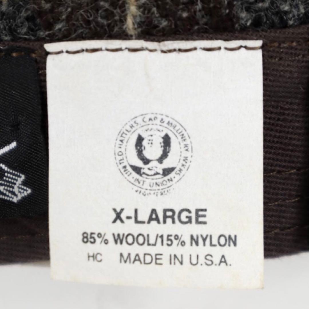 未使用自宅保管品 CAPAS ツイードキャスケット MADE IN U.S.A