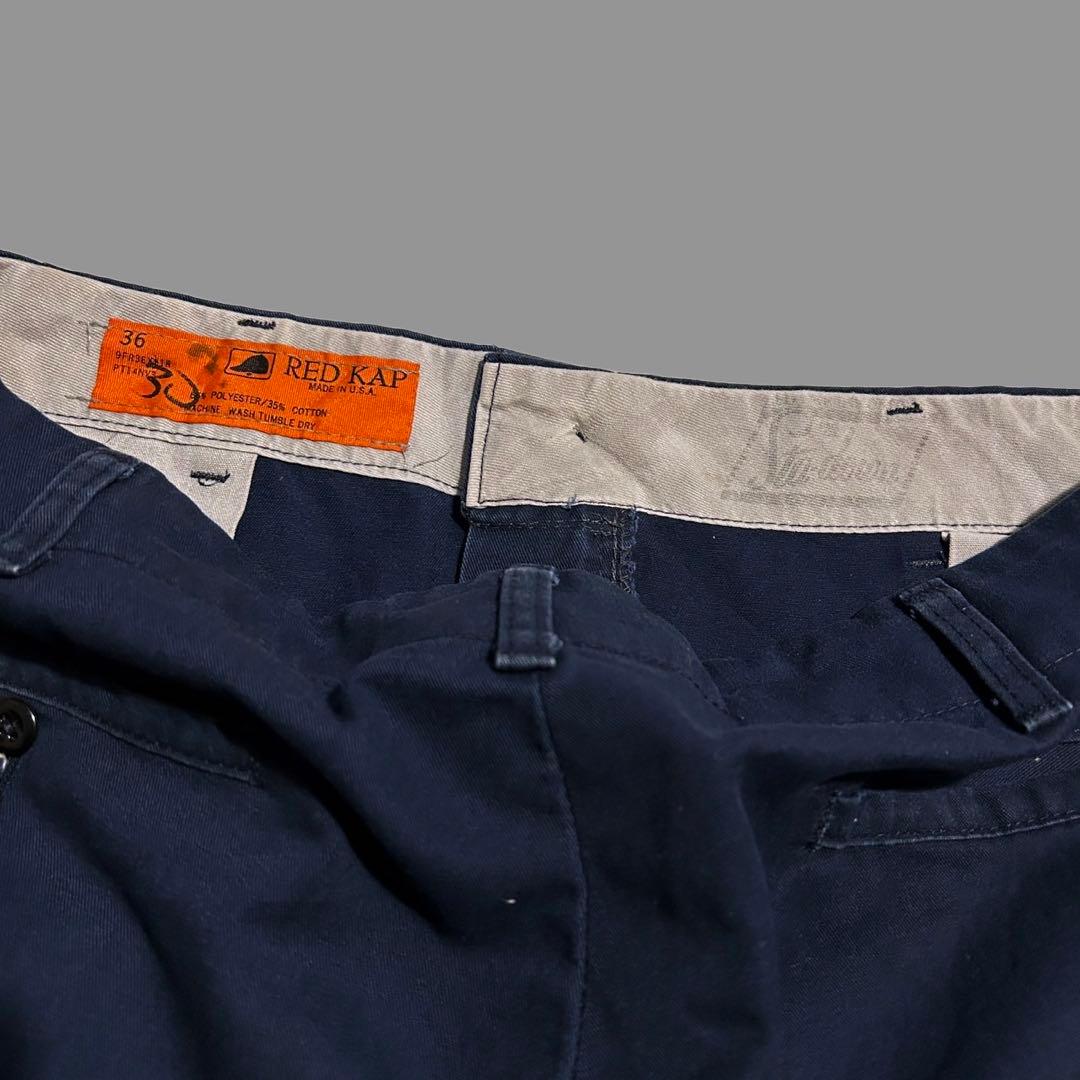 ★90s USA製 REDKAP レッドキャップ ワークパンツ ネイビー