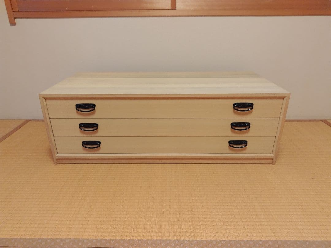 桐タンス　着物用　3段