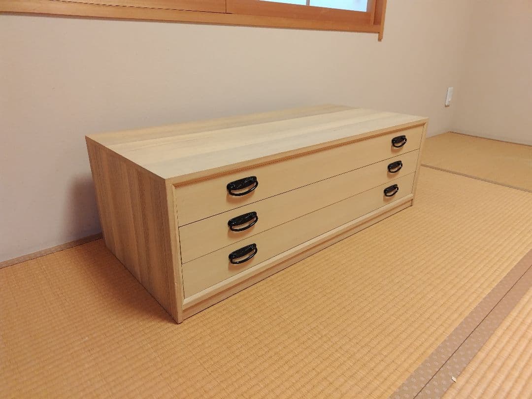 桐タンス　着物用　3段