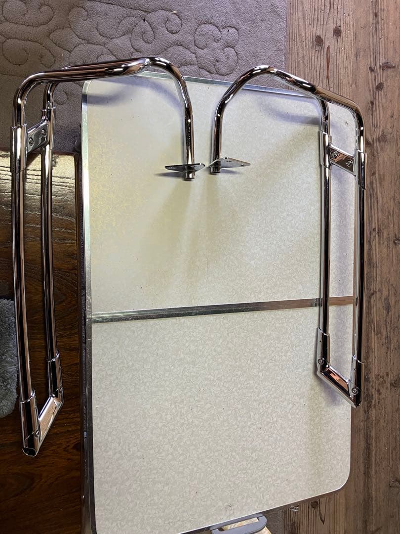 ハーレー　サドルバッグガードレール　クローム