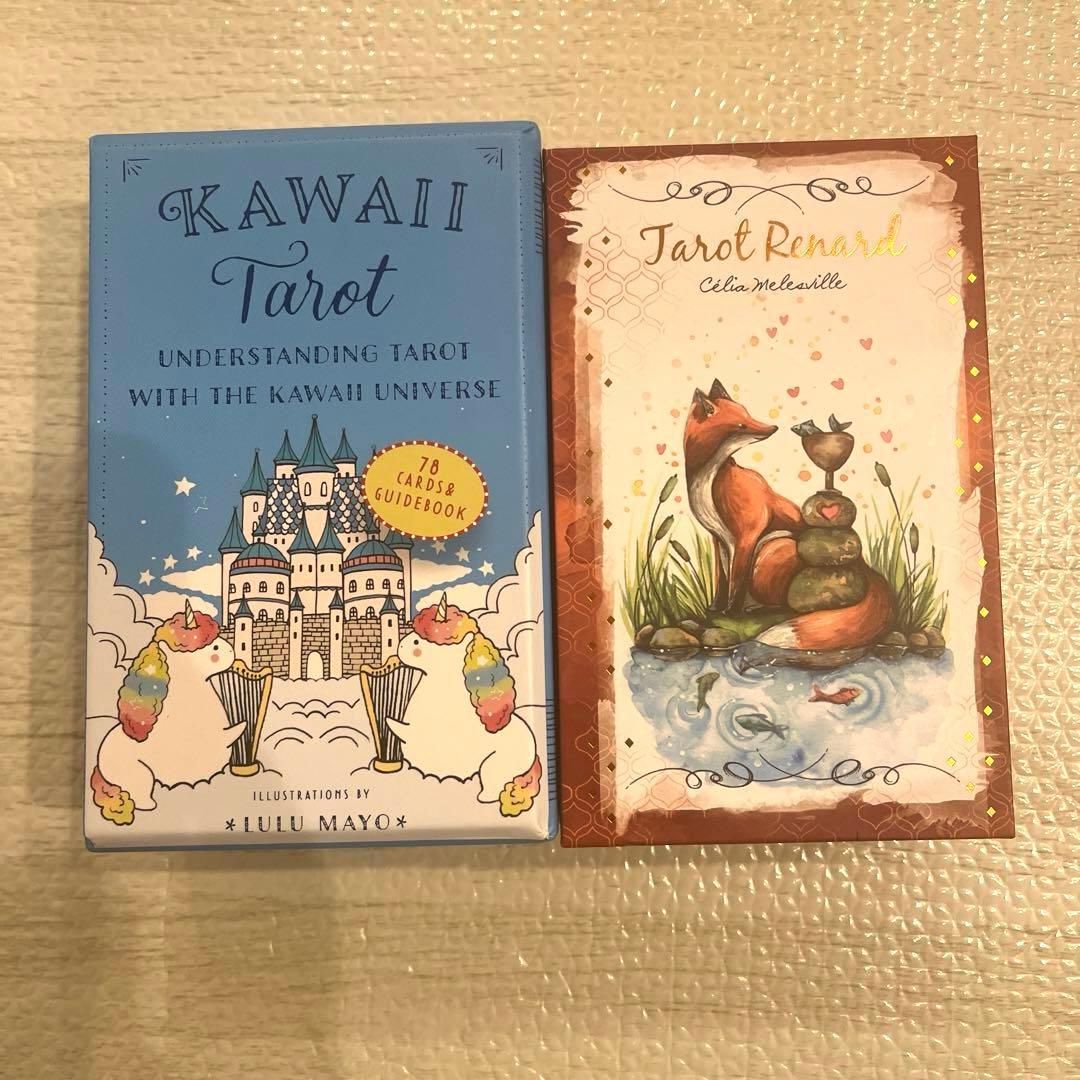 【貴重タロット✨】レア　海外クリエイター　直輸入カード キツネ 動物デザイン