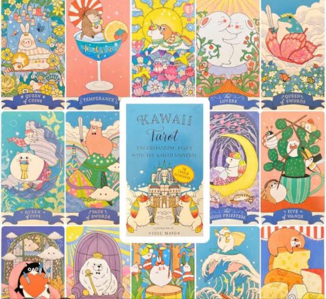 【貴重タロット✨】レア　海外クリエイター　直輸入カード キツネ 動物デザイン