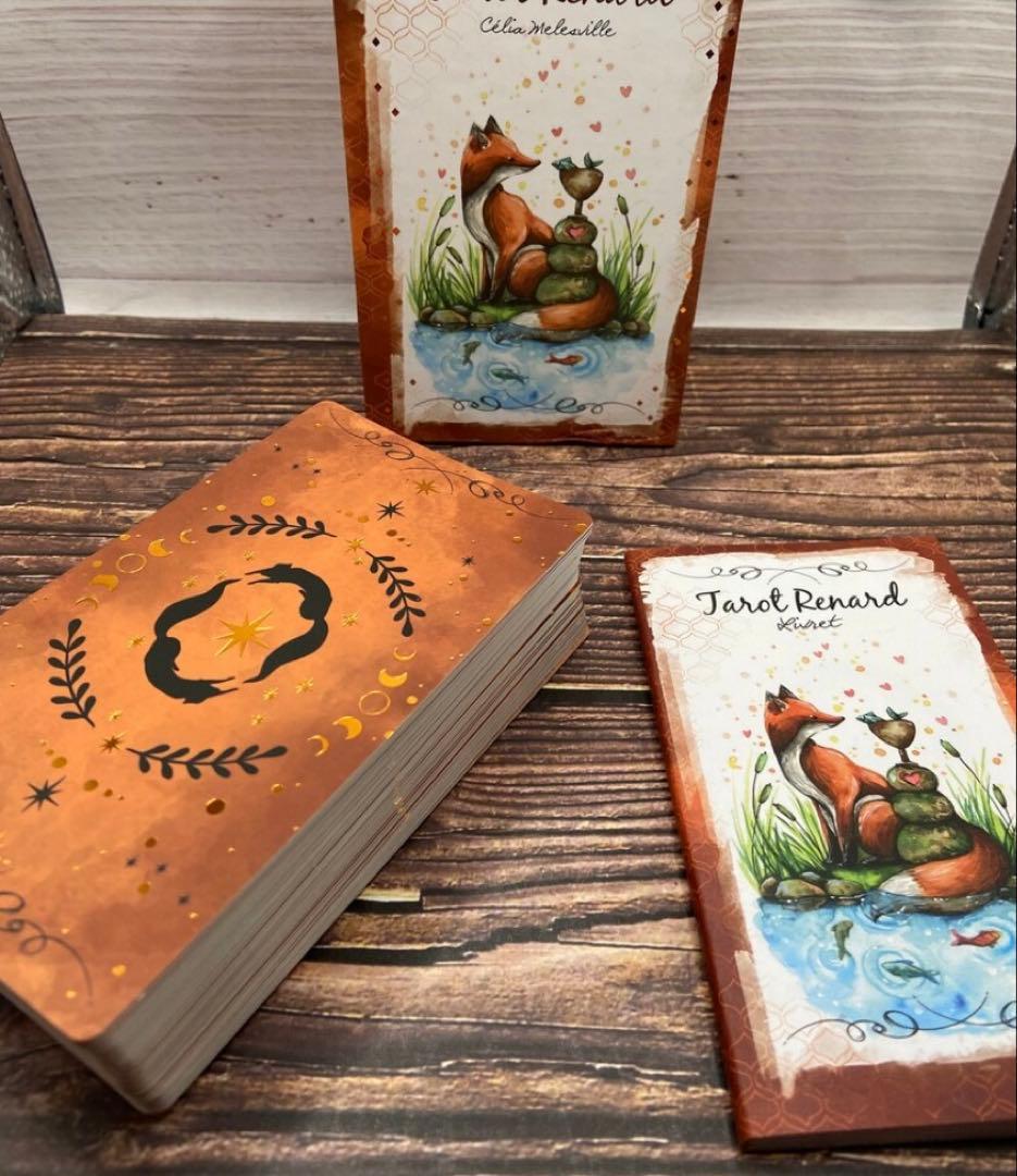 【貴重タロット✨】レア　海外クリエイター　直輸入カード キツネ 動物デザイン