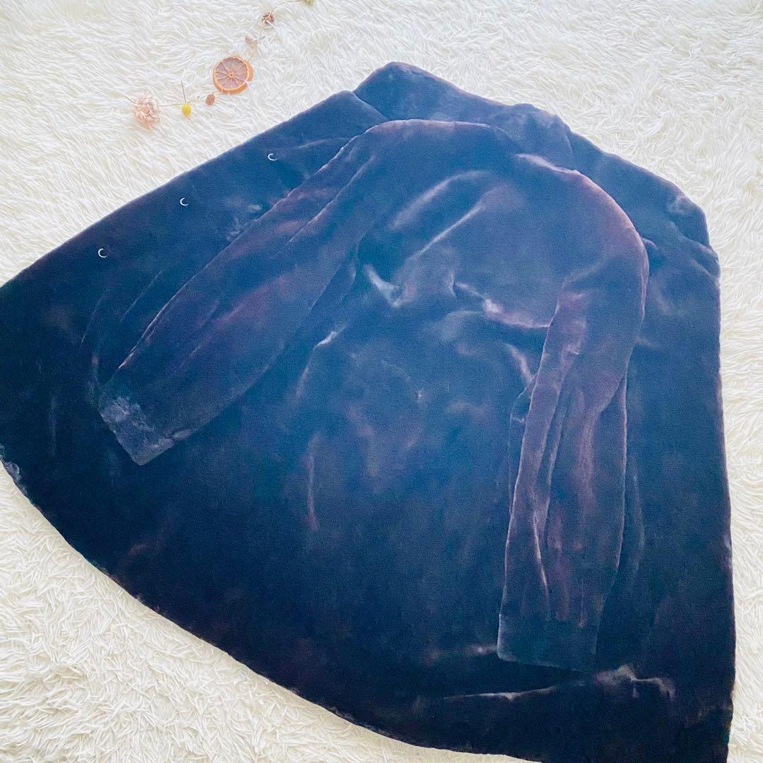 極美品 サガミンク 着丈91㎝ シェアードミンク リアルファー 毛皮コート XL