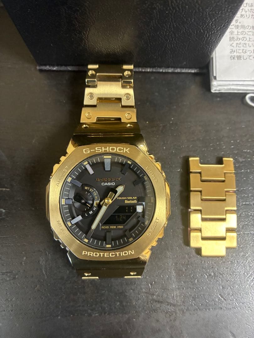 ⭐︎極美品⭐︎ G-SHOCK GM-B2100GD-9AJF ゴールド フルメタル
