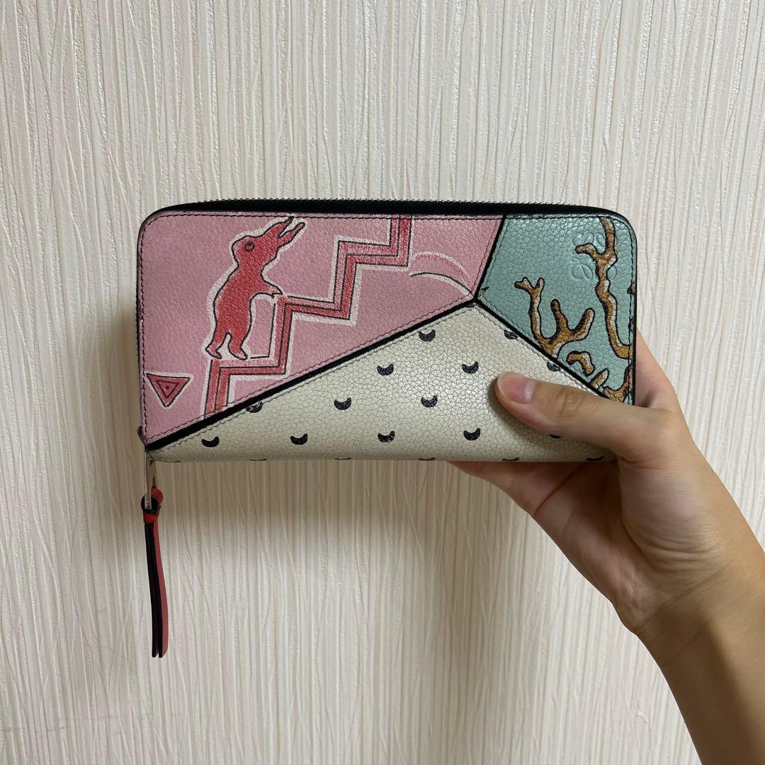 小物 LOEWE Puzzle Zip-Around Wallet